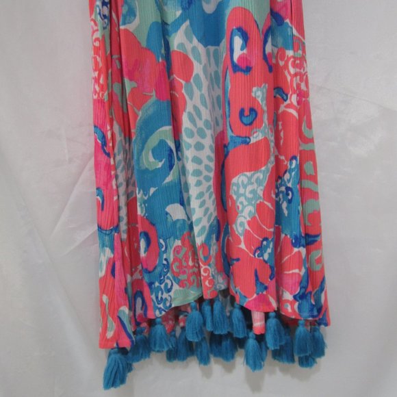 Lilly Pulitzer S Roxi Crinkle Tassel Dress - Picture 5 of 9
